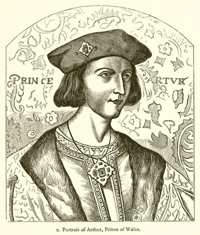 Portret van Arthur, Prins van Wales door English School