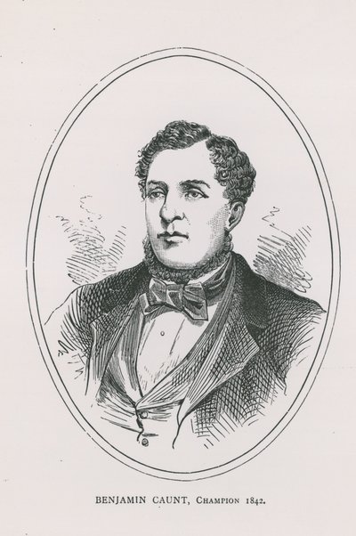 Portret van Benjamin Caunt door English School