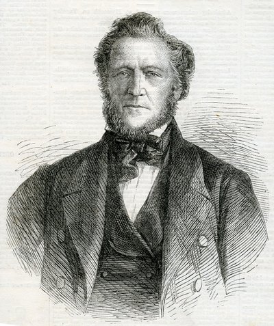 Portret van Brigham Young door English School
