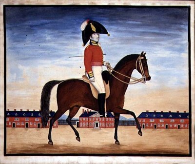 Portret van kapitein William Manfull van het 3e King