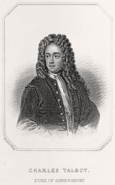 Portret van Charles Talbot, hertog van Shrewsbury, 1835 door English School