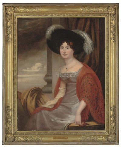 Portret van Charlotte Yeates, Lady Lopes door English School