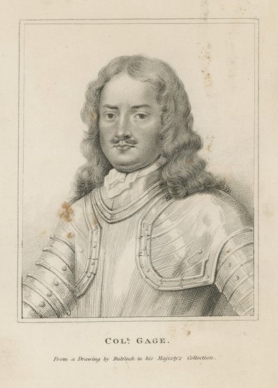 Portret van Kolonel Gage door English School