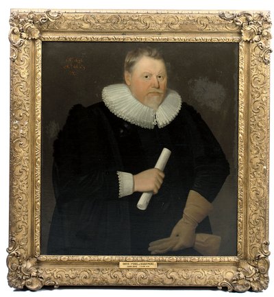 Portret van David, 1e Graaf van Barrymore, ca. 1636 door English School
