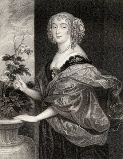 Portret van Dorothy Sidney, gravin van Sunderland, uit Lodges British Portraits, 1823 door English School