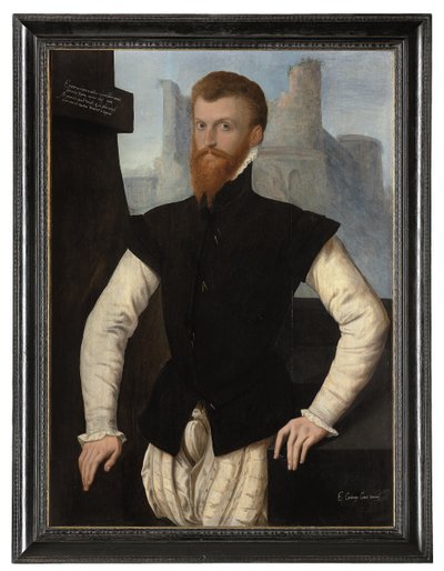 Portret van Edward Courtenay, 1e Graaf van Devon, ca. 1555 door English School