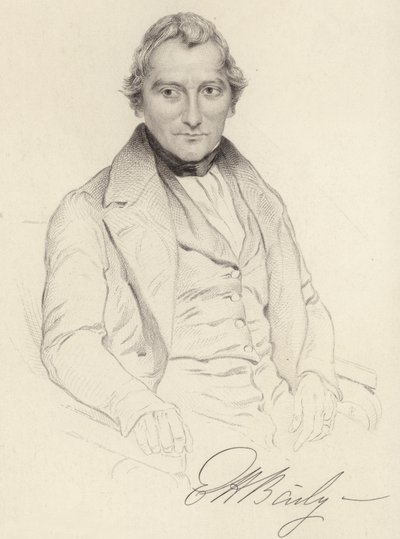 Portret van Edward Hodges Baily door English School
