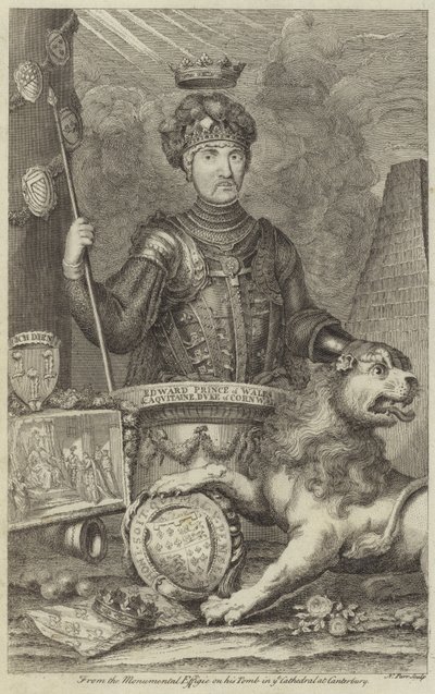 Portret van Eduard, Prins van Wales door English School