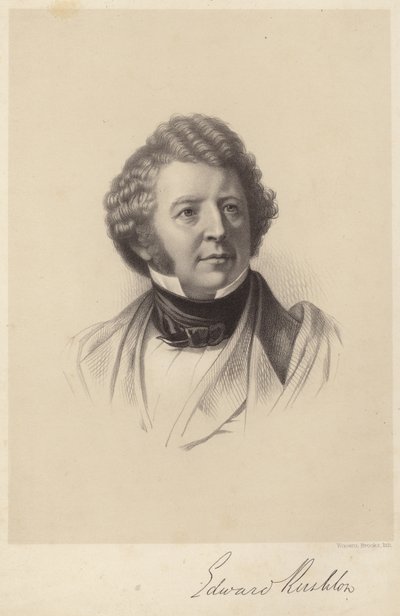 Portret van Edward Rushton door English School