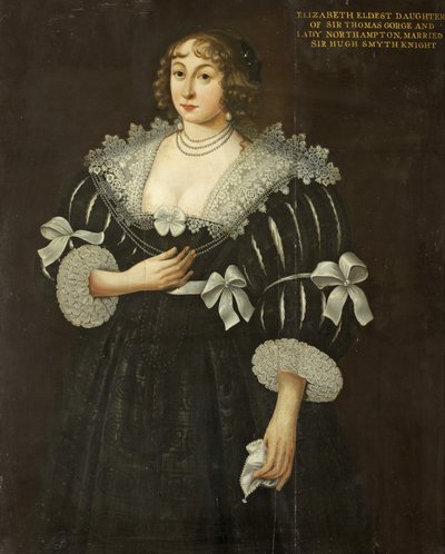 Portret van Elizabeth Gorges door English School