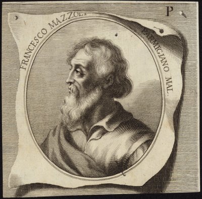 Portret van Francesco Mazzola door English School