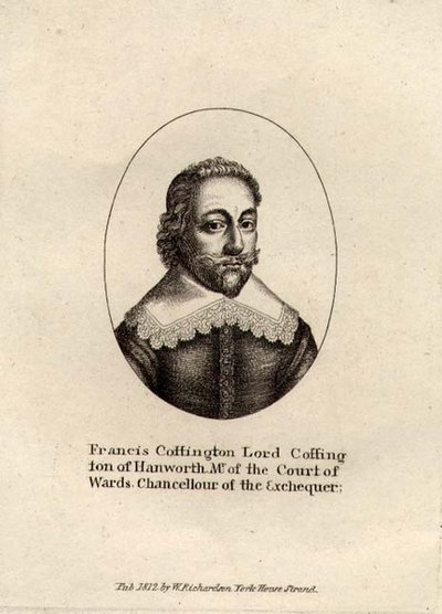 Portret van Francis Cottington, Baron Cottington (c.1578-1652) pub. 1812 door English School