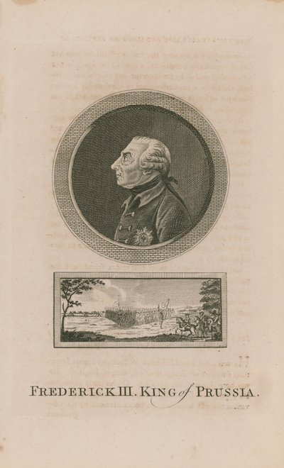 Portret van Frederik III door English School