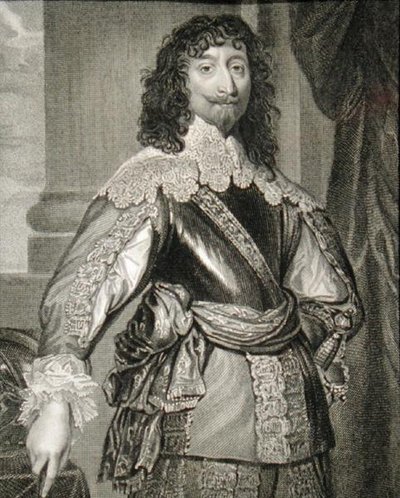 Portret van George Gordon (1586-1649) 2e Markies van Huntley door English School