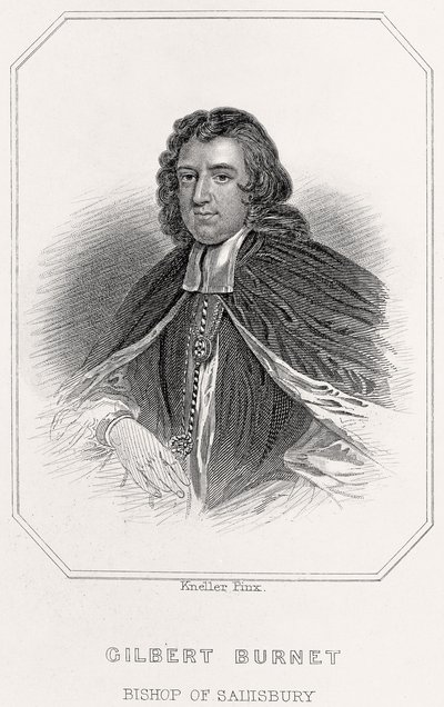 Portret van Gilbert Burnet, Bisschop van Salisbury door English School