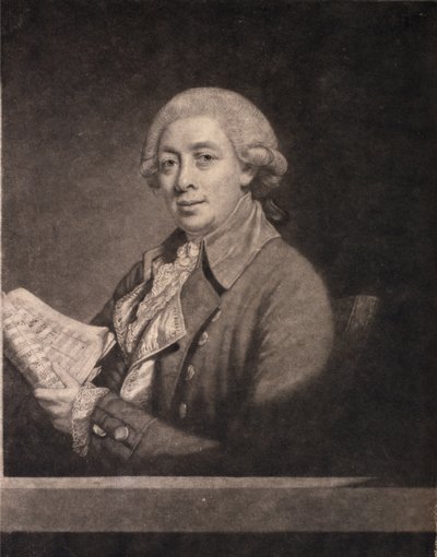 Portret van Giusto Ferdinando Tenducci (1736-1800) 1782 door English School