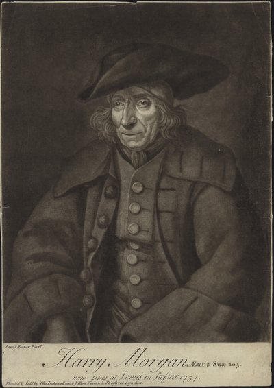 Portret van Harry Morgan door English School