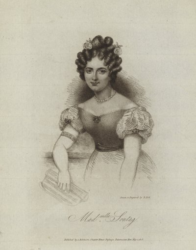 Portret van Henriette Sontag door English School
