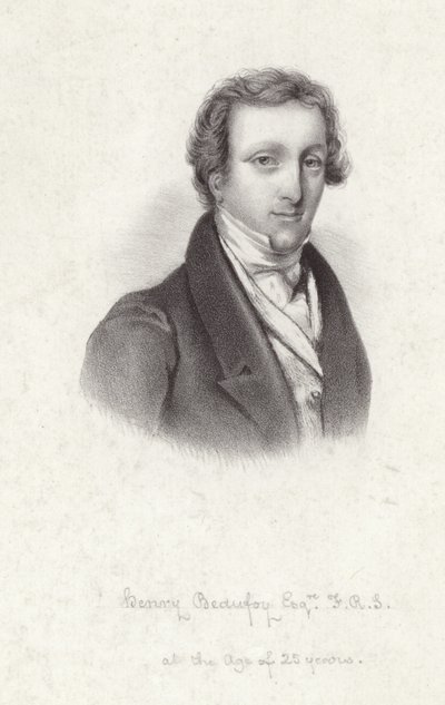 Portret van Henry Beaufoy door English School