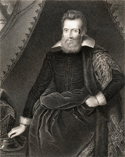 Portret van Henry Danvers, Graaf van Danby, uit Lodges Britse Portretten, 1823 door English School