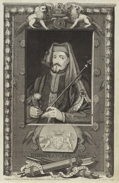 Portret van Hendrik IV van Engeland door English School