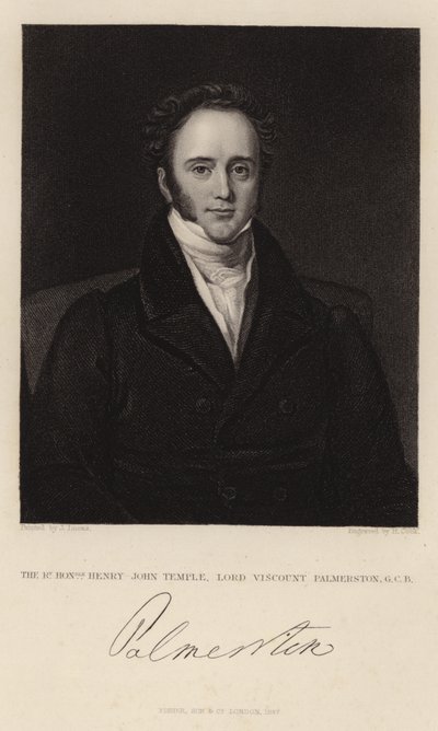 Portret van Henry John Temple door English School
