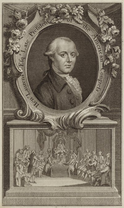 Portret van Henry Laurens door English School
