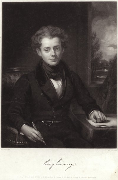 Portret van Henry Liverseege door English School