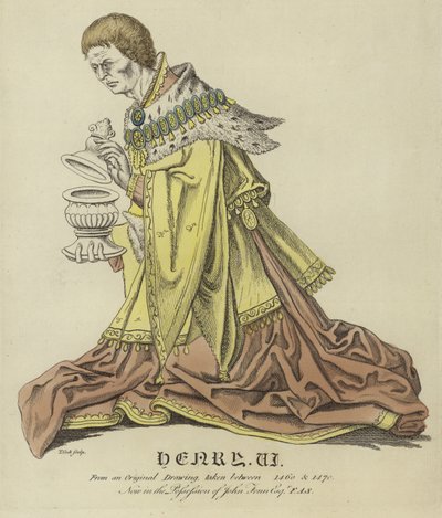 Portret van Hendrik VI van Engeland door English School