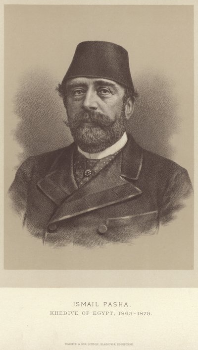 Portret van Ismail Pasha door English School