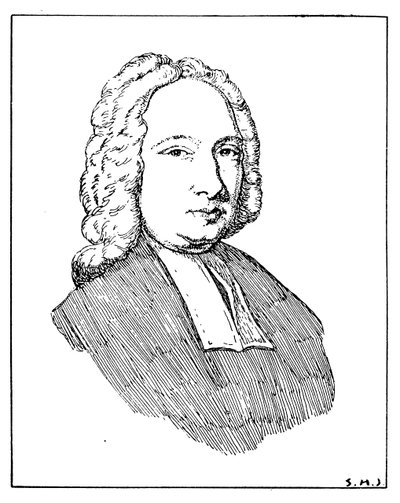 Portret van James Bradley door English School