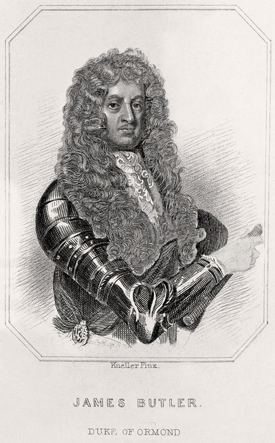 Portret van James Butler, tweede Hertog van Ormond, 1835 door English School