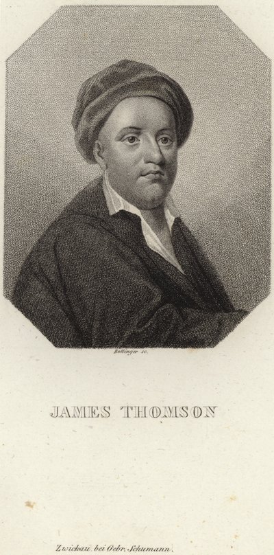 Portret van James Thomson door English School