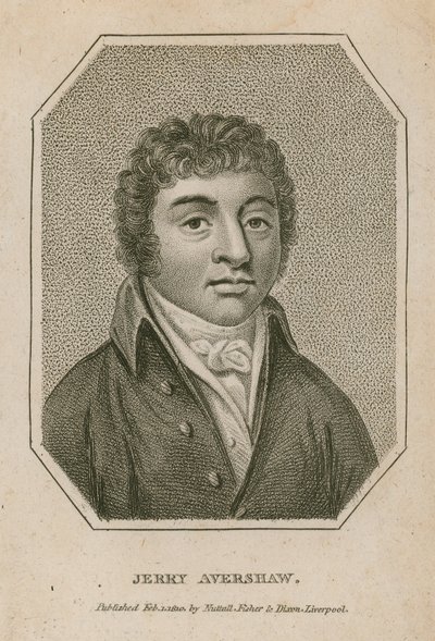 Portret van Jerry Avershaw door English School