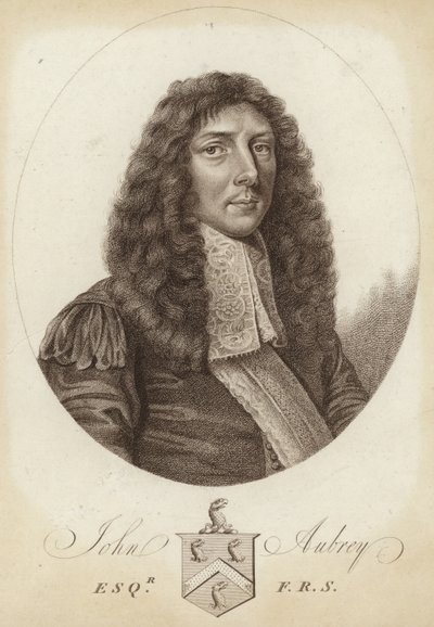 Portret van John Aubrey door English School