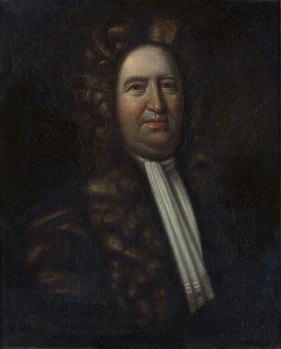 Portret van John Bacon door English School