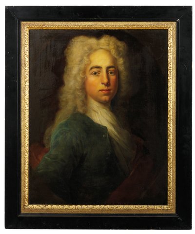 Portret van John Cookson, begin 18e eeuw door English School