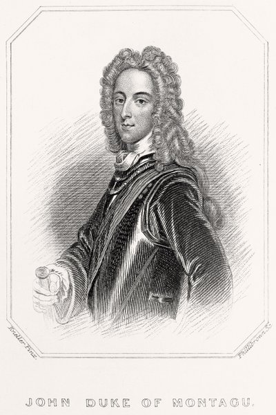 Portret van John Hertog van Montagu door English School