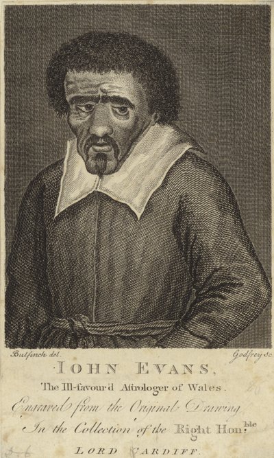 Portret van John Evans door English School