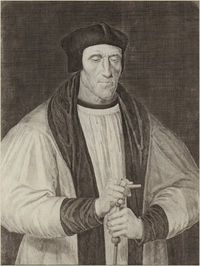 Portret van John Foxe door English School
