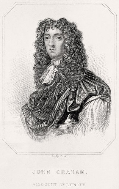 Portret van John Graham, Burggraaf van Dundee door English School