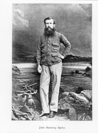 Portret van John Hanning Speke door English School