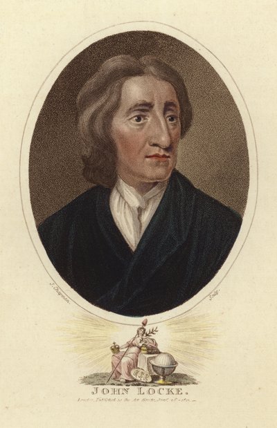 Portret van John Locke door English School