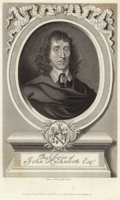 Portret van John Rushworth door English School