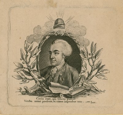 Portret van John Wilkes door English School