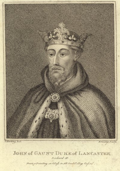 Portret van John of Gaunt, Hertog van Lancaster door English School
