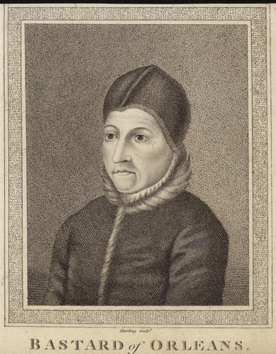 Portret van Jan van Orléans, Graaf van Dunois door English School