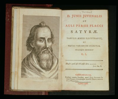 Portret van Juvenal uit 