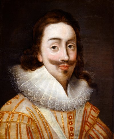 Portret van koning Karel I door English School