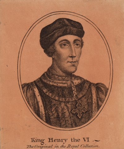 Portret van Koning Hendrik VI van Engeland door English School